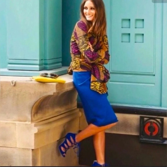 J.Crew No. 2 Pencil Skirt Royal Blue, size 0 - Picture 3 of 13